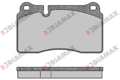 N09426 DIAMAX Комплект тормозных колодок, дисковый тормоз