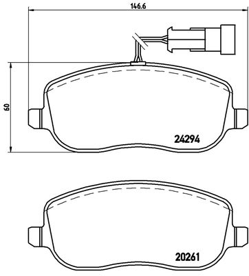 FK20120 KAISHIN Комплект тормозных колодок, дисковый тормоз