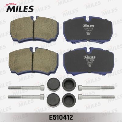 E510412 MILES Комплект тормозных колодок, дисковый тормоз