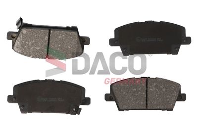 322640 DACO Germany Комплект тормозных колодок, дисковый тормоз