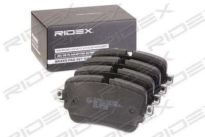 402B1169 RIDEX Комплект тормозных колодок, дисковый тормоз