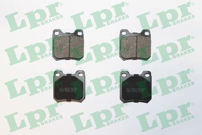05P334 LPR Комплект тормозных колодок, дисковый тормоз