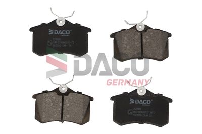 329986 DACO Germany Комплект тормозных колодок, дисковый тормоз