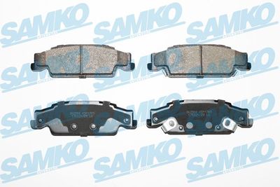 5SP1705 SAMKO Комплект тормозных колодок, дисковый тормоз