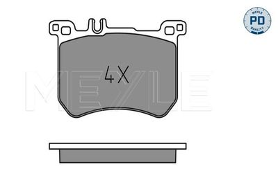0252518317PD MEYLE Комплект тормозных колодок, дисковый тормоз
