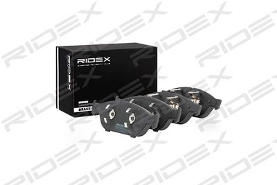 402B0775 RIDEX Комплект тормозных колодок, дисковый тормоз