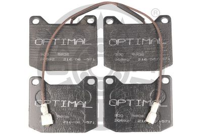 5906 OPTIMAL Комплект тормозных колодок, дисковый тормоз