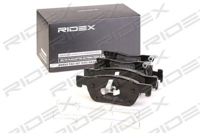 402B1178 RIDEX Комплект тормозных колодок, дисковый тормоз