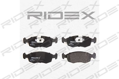 402B0230 RIDEX Комплект тормозных колодок, дисковый тормоз