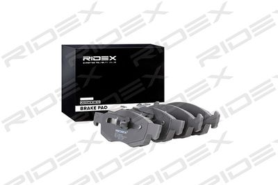 402B0391 RIDEX Комплект тормозных колодок, дисковый тормоз