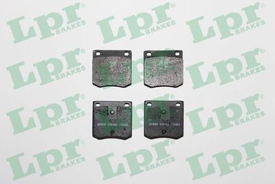 05P165 LPR Комплект тормозных колодок, дисковый тормоз