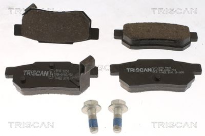 811010014 TRISCAN Комплект тормозных колодок, дисковый тормоз