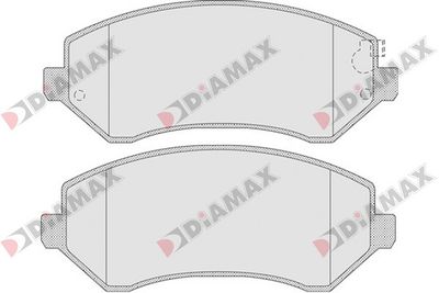 N09639 DIAMAX Комплект тормозных колодок, дисковый тормоз