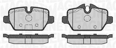 363916060623 MAGNETI MARELLI Комплект тормозных колодок, дисковый тормоз