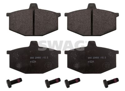 60116181 SWAG Комплект тормозных колодок, дисковый тормоз
