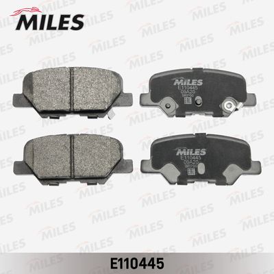 E110445 MILES Комплект тормозных колодок, дисковый тормоз