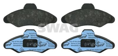50916038 SWAG Комплект тормозных колодок, дисковый тормоз