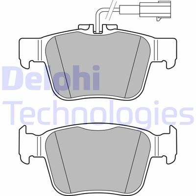 LP3311 DELPHI Комплект тормозных колодок, дисковый тормоз