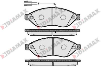 N09541 DIAMAX Комплект тормозных колодок, дисковый тормоз