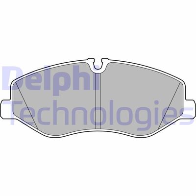 LP3138 DELPHI Комплект тормозных колодок, дисковый тормоз