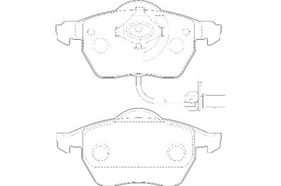 2134862 Omnicraft Комплект тормозных колодок, дисковый тормоз