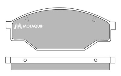 LVXL457 MOTAQUIP Комплект тормозных колодок, дисковый тормоз