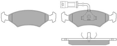 FBP035301 FREMAX Комплект тормозных колодок, дисковый тормоз