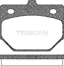 811041128 TRISCAN Комплект тормозных колодок, дисковый тормоз