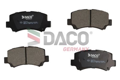 323701 DACO Germany Комплект тормозных колодок, дисковый тормоз