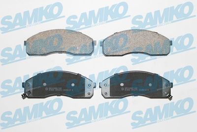 5SP1072 SAMKO Комплект тормозных колодок, дисковый тормоз