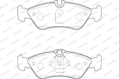 WBP21592A WAGNER Комплект тормозных колодок, дисковый тормоз