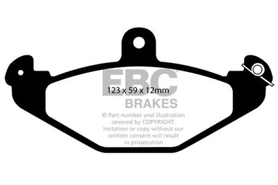 DP28852 EBC Brakes Комплект тормозных колодок, дисковый тормоз