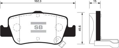 FBP1501 FI.BA Комплект тормозных колодок, дисковый тормоз