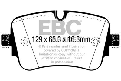 DP42299R EBC Brakes Комплект тормозных колодок, дисковый тормоз