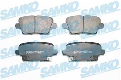 5SP2141 SAMKO Комплект тормозных колодок, дисковый тормоз
