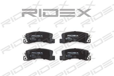 402B0416 RIDEX Комплект тормозных колодок, дисковый тормоз