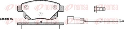 125202 KAWE Комплект тормозных колодок, дисковый тормоз