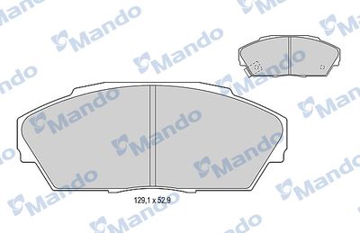 MBF015532 MANDO Комплект тормозных колодок, дисковый тормоз