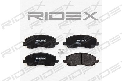 402B0112 RIDEX Комплект тормозных колодок, дисковый тормоз