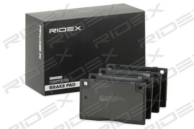 402B1017 RIDEX Комплект тормозных колодок, дисковый тормоз