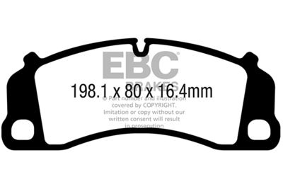 DP32206C EBC Brakes Комплект тормозных колодок, дисковый тормоз