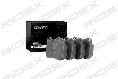 402B0850 RIDEX Комплект тормозных колодок, дисковый тормоз