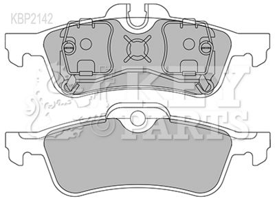 KBP2142 KEY PARTS Комплект тормозных колодок, дисковый тормоз