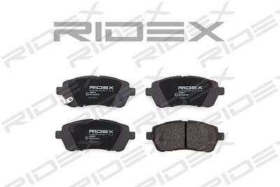 402B0129 RIDEX Комплект тормозных колодок, дисковый тормоз