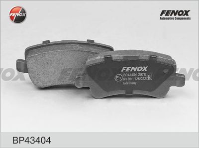 BP43404 FENOX Комплект тормозных колодок, дисковый тормоз