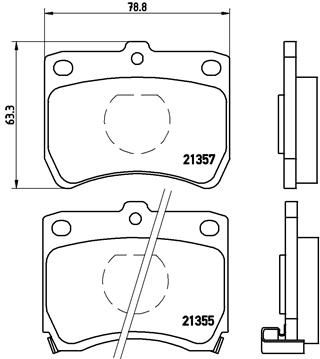 P49013 BREMBO Комплект тормозных колодок, дисковый тормоз