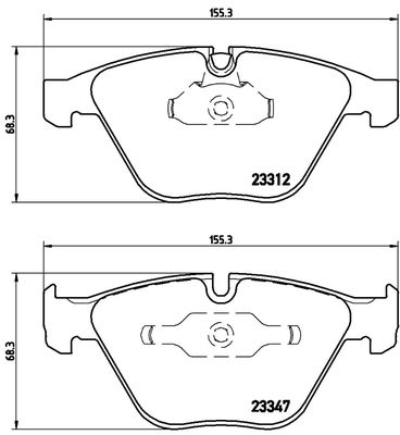 FK20104 KAISHIN Комплект тормозных колодок, дисковый тормоз