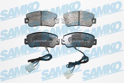 5SP019 SAMKO Комплект тормозных колодок, дисковый тормоз