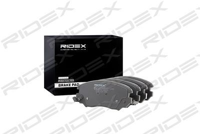 402B0430 RIDEX Комплект тормозных колодок, дисковый тормоз