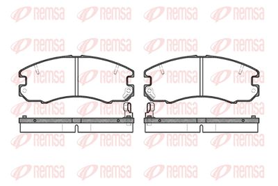 031604 REMSA Комплект тормозных колодок, дисковый тормоз